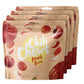 Chili Chews Sweet & Spicy Candy Bites, Peach Flavor, 4 Pack, Great Tasting Gummy Snacks for All Ages