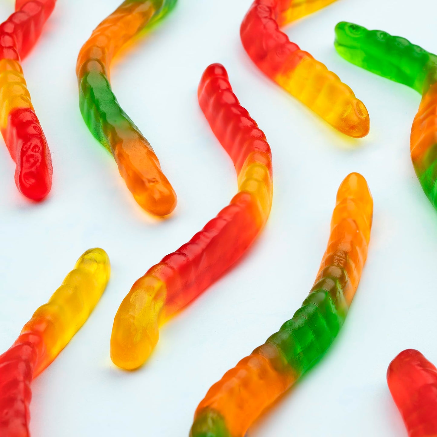 Kervan Candy Bebeto Gummy Worms - Fruity, Soft & Sweet Gummy Candy Bulk For Kids, Gift Snacks And Parties - Classic Worms Gummies Big Party Size Bag (5 Lbs)