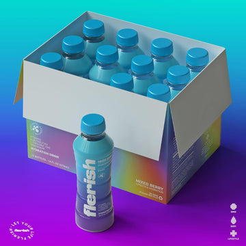 FLERISH Enhanced Hydration Drink | Watermelon-Based Functional Beverage with Electrolytes | Magnesium & L-Theanine | No Artifici