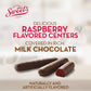 Sweet Candy Company Milk Chocolate Raspberry Sticks - Gourmet Chocolate Covered Sticks, Chocolate Fruit Flavored Sticks, Gift Id
