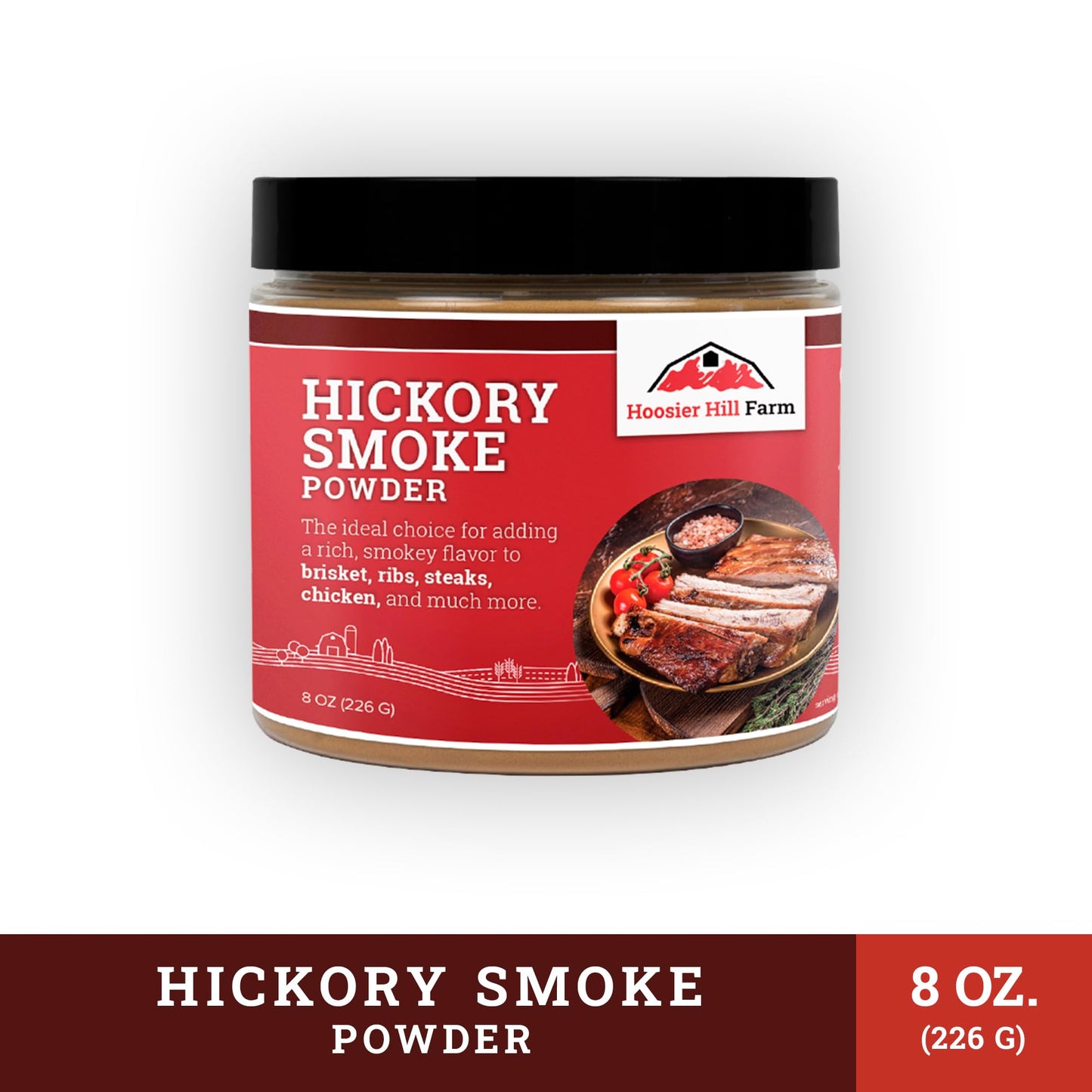 Hoosier Hill Farm Hickory Smoke Powder  8oz (Pack of 1)