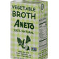 Aneto 100% Natural Vegetable Broth 34 Fluid Ounce | Made In Spain | Whole Ingredients | Gluten Free | (6)