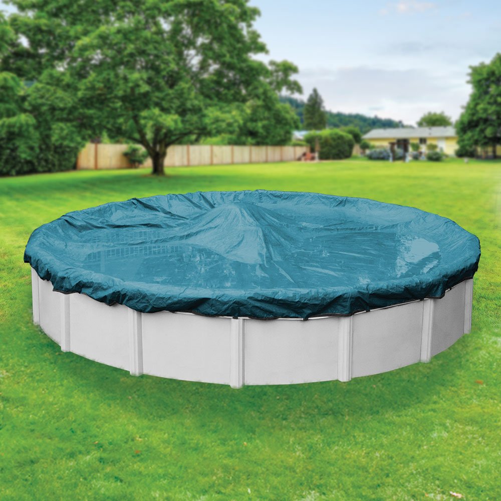 Robelle 5828-4-Rob 12-Year Winter Round Above-Ground Pool Cover, 28-Ft, 04 - Galaxy