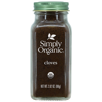 Simply Organic Ground Cloves Certified Organic  2.82 Oz  Pack Of 2  Syzygium Aromaticum (L.) Merr. & L.M. Perry