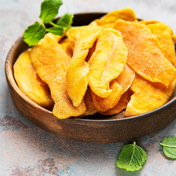 Dried Mango Slices - Soft & Juicy Sweet Dried Mango Slices Healthy Snack Delicious Texture, Chewy Ripened Mangos Dried Fruits Wi