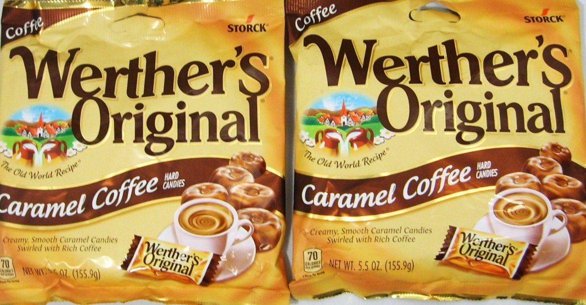 Werther'S Original Caramel Coffee Hard Candies 70 Calories Per Serving (5.5 Ounce, 2-Pack)