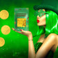 St. Patrick'S Day Coins 100 Lucky Gold Shamrock Coins Foils, Belgian Coins Bag Nut-Free (100-Pack)