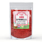 Unpretentious Red Sprinkles, 1.5 Lb, Red Jimmies, Gluten-Free, Clear Resealable Bag