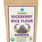 Organic Riceberry Flour - Superfine Gluten Free For Baking - 100% Whole Grain Thai Rice Flour - 2 Lb