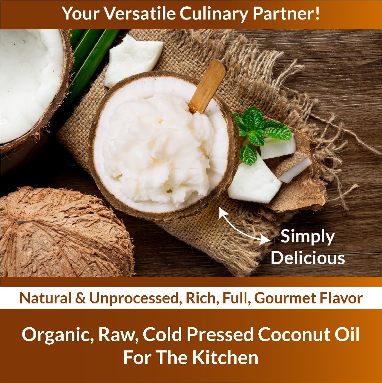 Organic Fiji, Raw Extra Virgin,Cold-Pressed, Cooking Coconut Oil with Fresh Flavor, Non-GMO, USDA Organic, 16oz