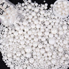 Sprinkles for Cake Decorating, Pearl White Sprinkles for Ice Cream, Cupcake, Baking, Cookies, Cake Toppings