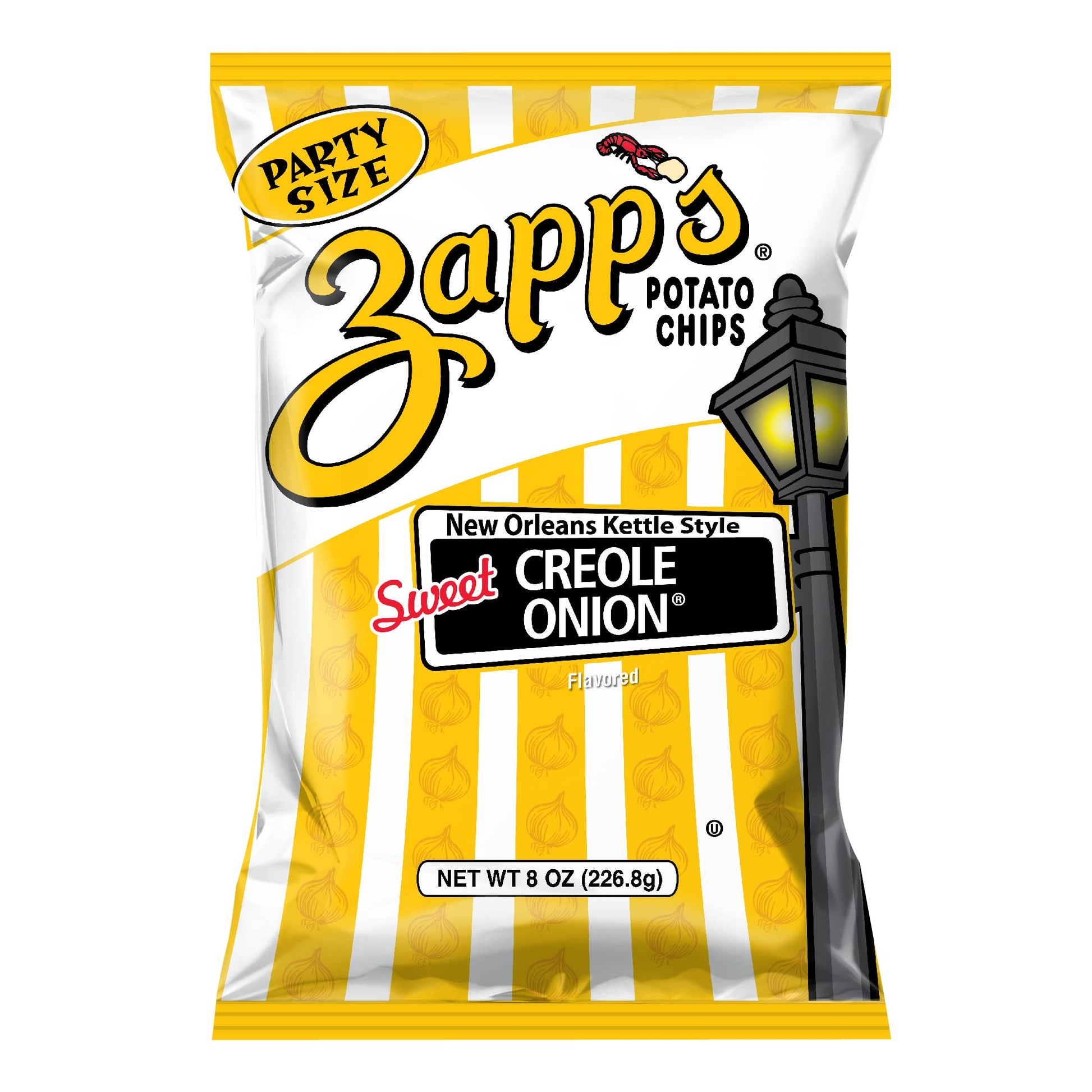 Golden Flake Kettle Chips, Sweet Creole Onion, 8 oz, 1 Pack