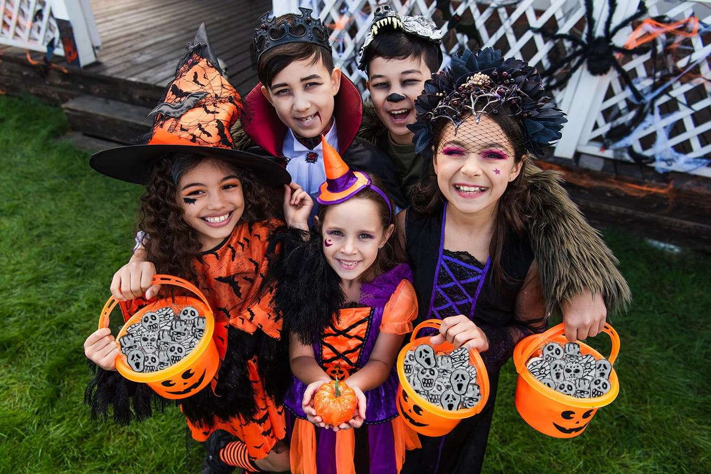 Fruidles Halloween Tattoo Lollipop, Skulls, Mummies, and Ghosts Suckers Candy, Great for Goody Bag Fillers, Individually Wrapped