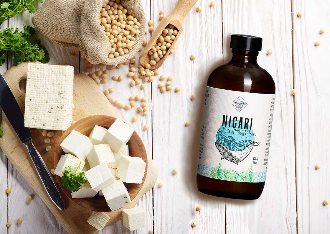 Vancouver Island Sea Salt Nigari Tofu Coagulant - All Natural - 8oz Liquid Magnesium Chloride Brine