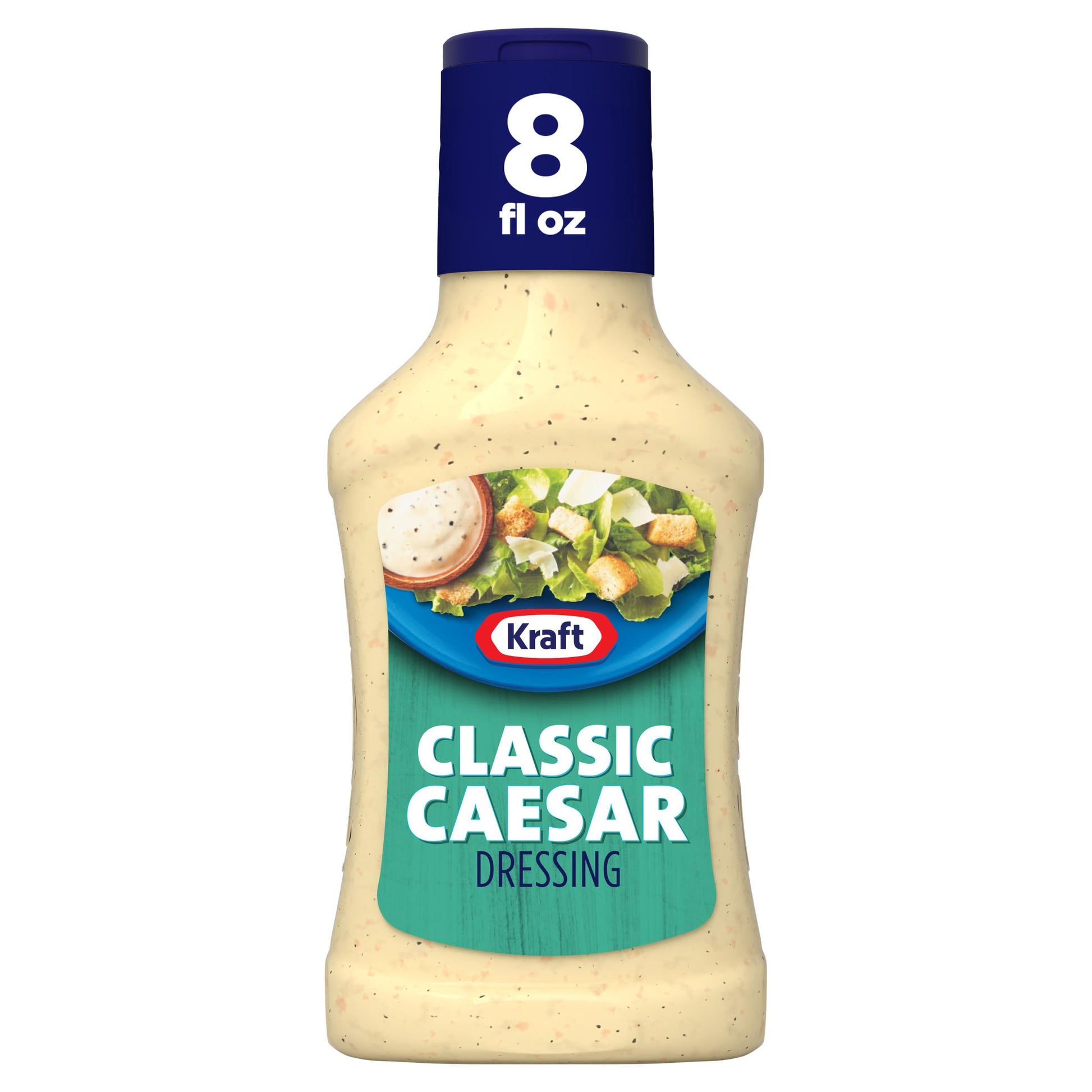Kraft Classic Caesar Dressing, 8 fl oz Bottle
