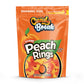 Candy Break Fruity Peach Rings 24 Oz Share Size Bag - Sweet & Chewy Gummies Bulk Candy Pack - Snacks for Kids & Grown Ups