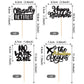 Rssta i Cupcake Toppers, Happy Retirement, Glitter, Paper, 2.4-4.5 inches, Design 3 Black, Party Decorations, 24 Pack
