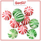 Candy Mint Balls - 3 Pounds - Big Bulk Spearmint & Peppermint Hard Candies - Mint Bulk Candies - Individually Wrapped Bulk Mints