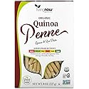 NOW Foods, Organic Quinoa Penne, Gluten-Free, Corn-Free, Non-GMO, Quinoa and Rice Pasta, 8-Ounce