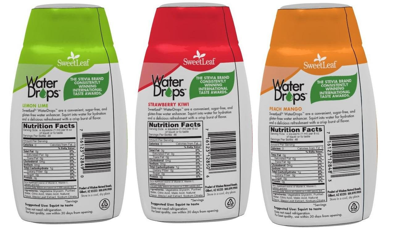 Sweetleaf Stevia Natural Water Drops Variety Pack