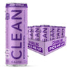 CLEAN CAUSE Berry Vanilla Sparkling Beverage with Prebiotics & Collagen, 12oz Cans, 12-Pack Case, Low Sugar, 120mg Caffeine