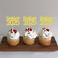 24 Pack 2025 Graduation Cupcake Toppers Senior 2025 Congrats Grad Graduation Hat Cupcake Picks For 2025 Graduation Theme Birthda