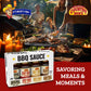 Country Bob'S Bbq Sauce Variety Pack - Spicy Sweet, Original, Hickory & Brown Sugar, Sweet Honey, Savory Marinades For Grilling,