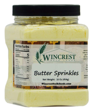 Butter Powder (Butter Sprinkles) - Gmo Free - 1 Lb Container