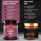 Jungle Kitchen Spicy Crunchy Garlic Chili Oil Vegan & Gluten-Free - Spicy Chili Crisp- Crunchy Garlic Chilli Oil Spicy Great Sau