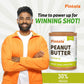 Pintola Organic Unsweetened Peanut Butter, Creamy 1kg - High Protein 30g, 9g Fiber, No Sugar, No Preservatives, Ideal for Weight Management