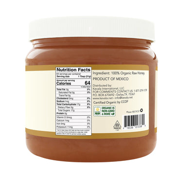 Kevala Organic Raw Oaxaca Honey - Raw Honey Organic Unfiltered - Organic Honey - Raw Honey Organic Unfiltered - Organic Raw Hone