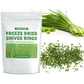 HOLFLYING Freeze Dried Chives Rings - All-Natural Culinary Spice, 2.0oz, No Additives, No GMO