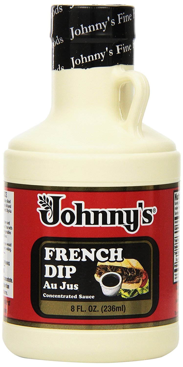 Johnnys French Dip Au Jus Concentrated Sauce, 8 Fl Oz (Pack of 6)