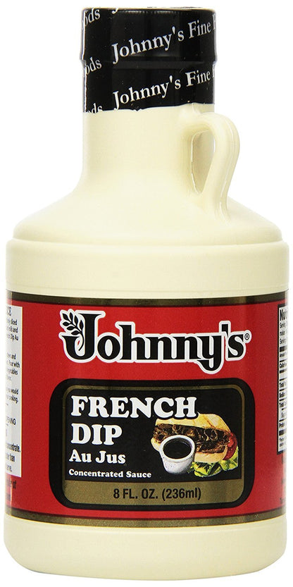 Johnnys French Dip Au Jus Concentrated Sauce, 8 Fl Oz (Pack of 6)