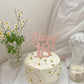 YCTHUNFISH 18th Birthday Cake Topper Black Glitter Number 18 Rose Gold Bamboo Decoration