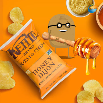Kettle Brand, Honey Dijon Potato Chips, 5 Ounce