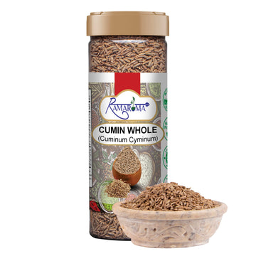 Ramaroma Cumin Seeds Whole (Jeera) Spice 3.5Oz (100G) ~ All Natural | Non-Gmo | 100% Vegan, Gluten Free | Quality Indian Spice,
