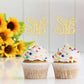 Gyufise Cupcake Toppers 24 Pack Glitter Happy 16th Birthday Decorations Gold Model ZN0475-4-G