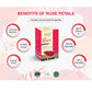 Herbs Botanica Dried Rose Petals, Edible, Non-Toxic, 3.5 oz, Resealable Bag