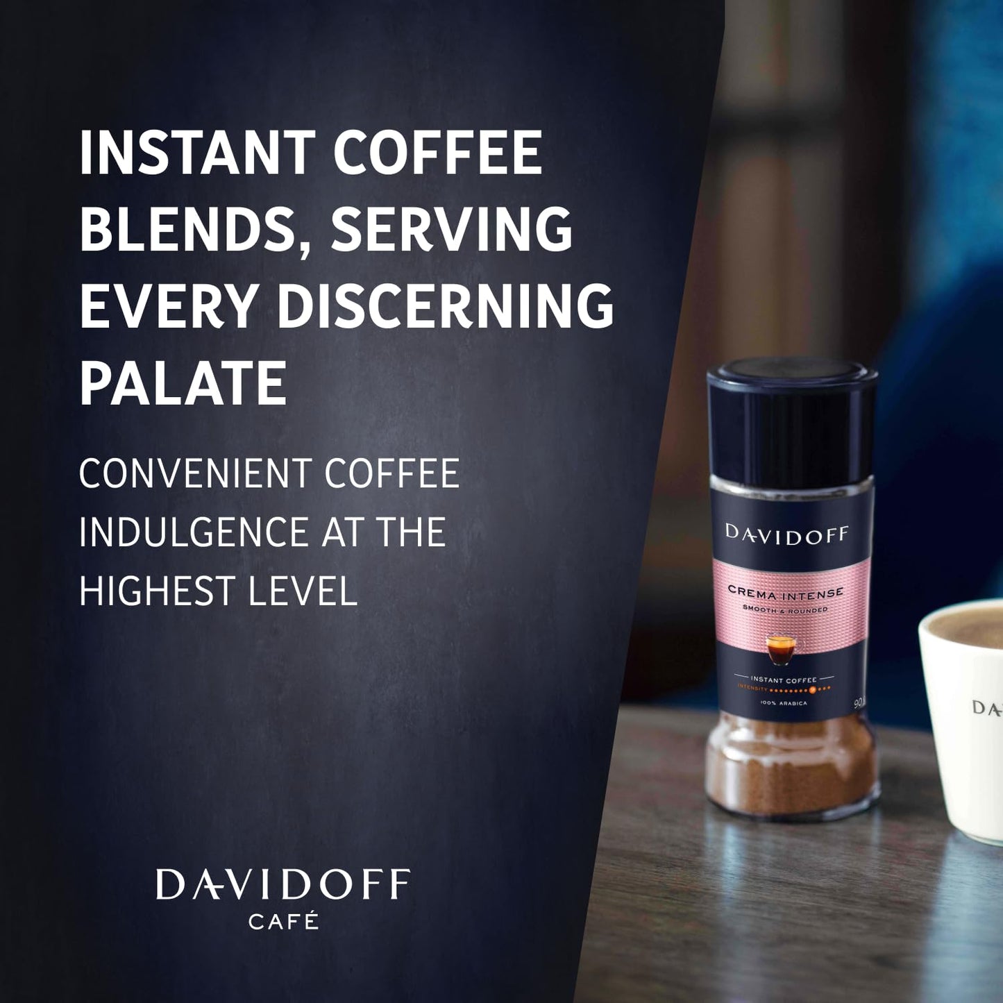 Davidoff Crema Intense Coffee Bottle, 2 X 90 G