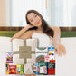 GET WELL SOON Gift basket Art set kit gift with Blanket | Home  Hospital After surgery recovery gift  Activity Books care package | Feel better soon for sick friend & Great Snack Variety
