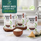 Soeos Sweet Sticky Rice 2Lbs(Pack Of 3), Premium Glutinous Rice, All Natural Gluten Free Sticky Rice For Desserts Or Rice Cakes,
