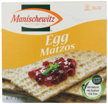 Manischewitz Egg Matzo, 12 Oz