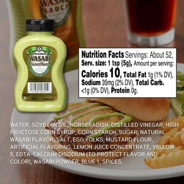 Japanese Sweet Soy Glaze Sauce And Spicy Wasabi Sauce For All Of Your Dish Value Combo Kosher (Pack Of 2) - Total 20.3 Oz