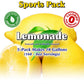 Gramzero Lemonade Sugar Free Drink Mix Sports Pack, Great For Nutrition Club Loaded Teas, Zero Calorie, Stevia Sweetened