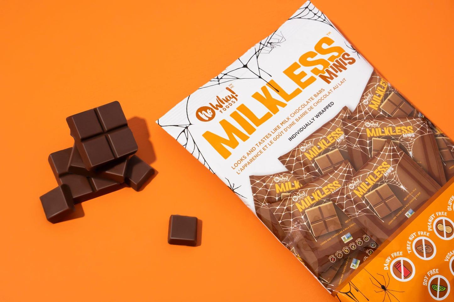 Choco No No s Minis and Milkless Minis (2 Pack) | Allergy Friendly, Vegan Chocolate Halloween Candy | Dairy Free, Nut Free, Pea