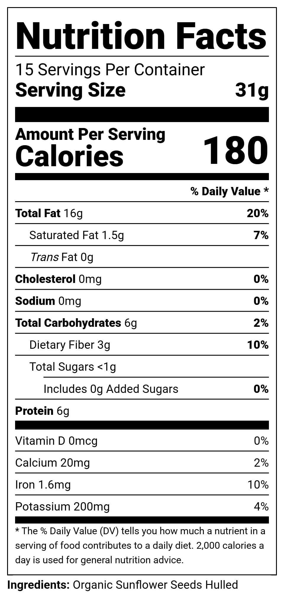 Terrasoul Superfoods Organic Hulled Sunflower Seeds, 16oz - Nutritious Snack, Non-GMO, Vegan, Perfect for Baking & Cooking
