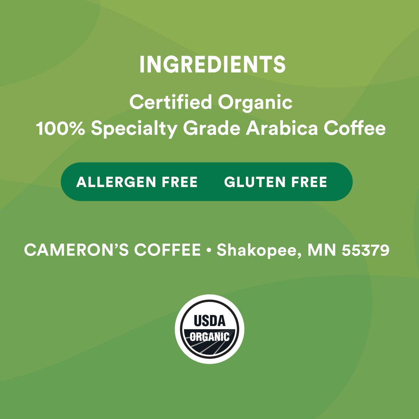 Camerons Coffee Roasted Whole Bean Coffee, Scandinavian Blend, 28 Ounce