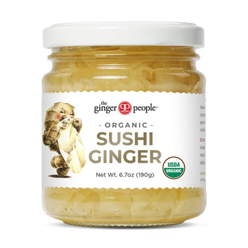 The Ginger People Organic Pickled Sushi Ginger, Vegan, 6.7 ounces (Pack of 1)