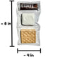 KOOKIE PLUS Smores Kit - Individually Packaged Graham  ers, Marshmallow, Chocolate - 100 Sets for Parties and Events